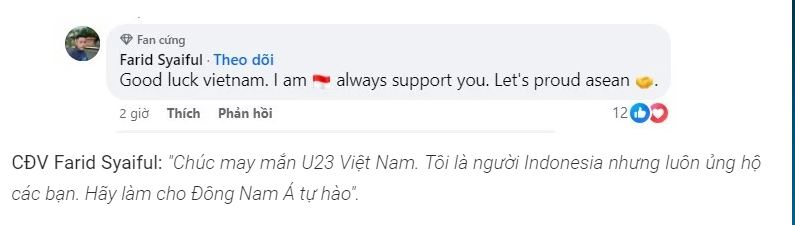 Người Indonesia đồng loạt kêu gọi U23 Việt Nam sau kỳ tích lịch sử